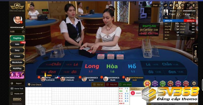 Luật chơi Rồng hổ SV368 cần ghi nhớ